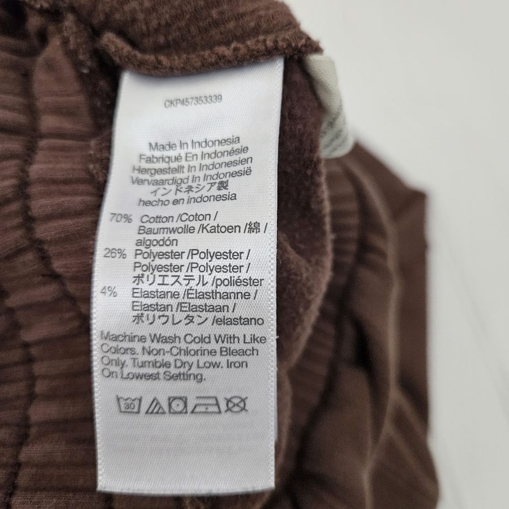 Madewell Sweats Sweatpants Brown Straight Leg Pants Comfy Small Lounge - Picture 10 of 11